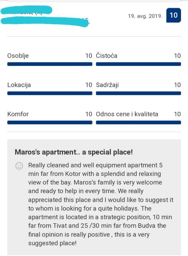 Apartments Marko Maros Kotor Exterior photo